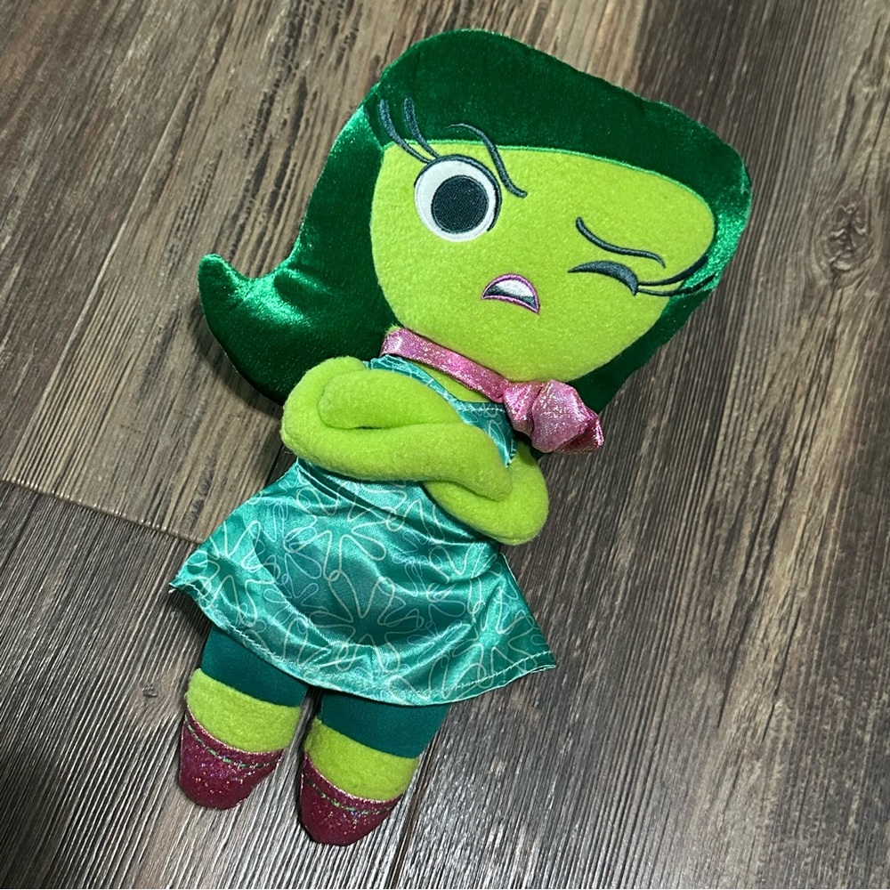 DISGUST from Disney Inside Out stuffed plush 12"
